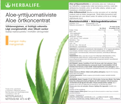 Herbal Aloe Mango 473 ml - Bild 2