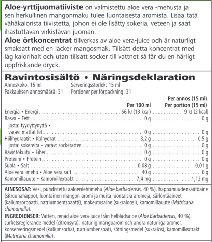 Herbal Aloe Mango 473 ml - Bild 3