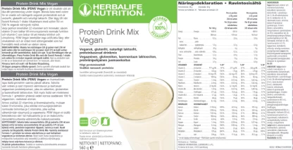 Protein Drink Mix Vegan Vanilj - Bild 3