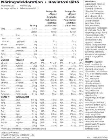 Protein Drink Mix Vegan Vanilj - Bild 2